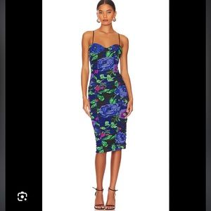 NWT - AFRM Shereen Dress - XX Small - in Midnight Bouquet